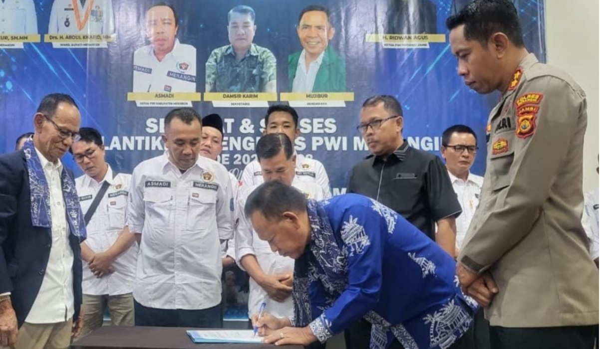 Wabup H A Khafidh Ajak PWI Bersinergi Bangun Merangin