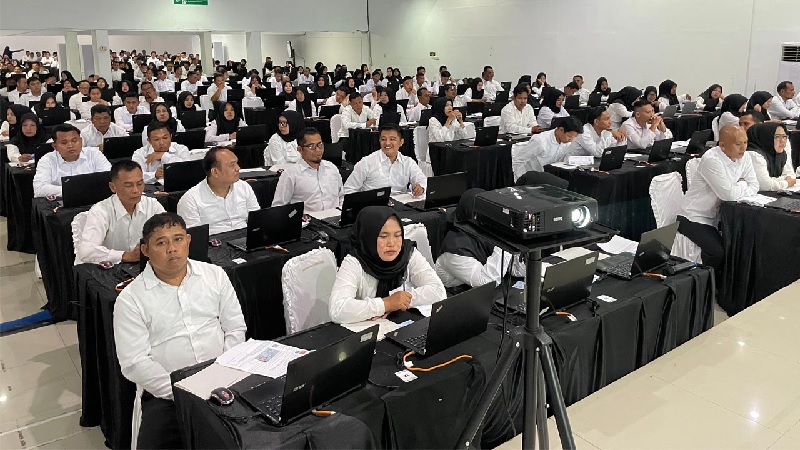 Tes Perdana Seleksi Kompetensi PPPK Pemprov Jambi Diikuti 299 Peserta , 3 Peserta Tidak Hadir