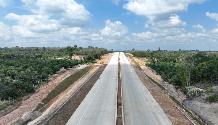 Palembang-Jambi Makin Dekat, Tol Betung-Tempino -Jambi  Rampung 2026, Progres Tempino-IC Ness 97,8%