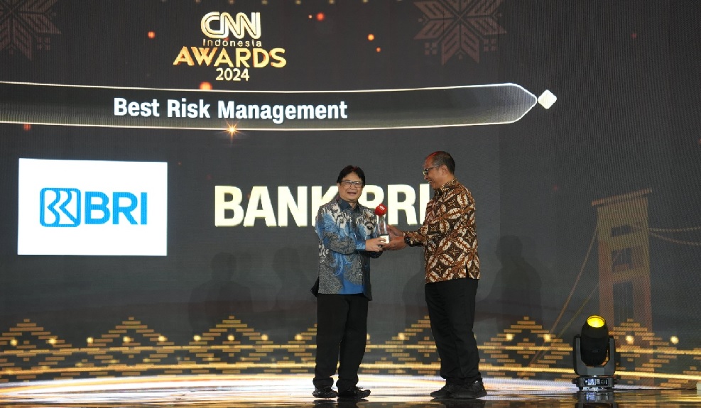 BRI Raih Penghargaan Best Risk Management di CNN Indonesia Awards