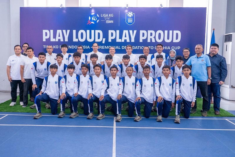BRI dan Liga Kompas Melepas Keberangkatan Tim LKG BRI ke Piala Dunia Remaja 'Gothia Cup' di Swedia