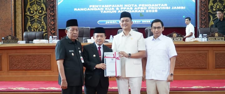 DPRD Jambi Gelar Rapat Paripurna Penyampaian Nota Pengantar KUA-PPAS APBD 2026