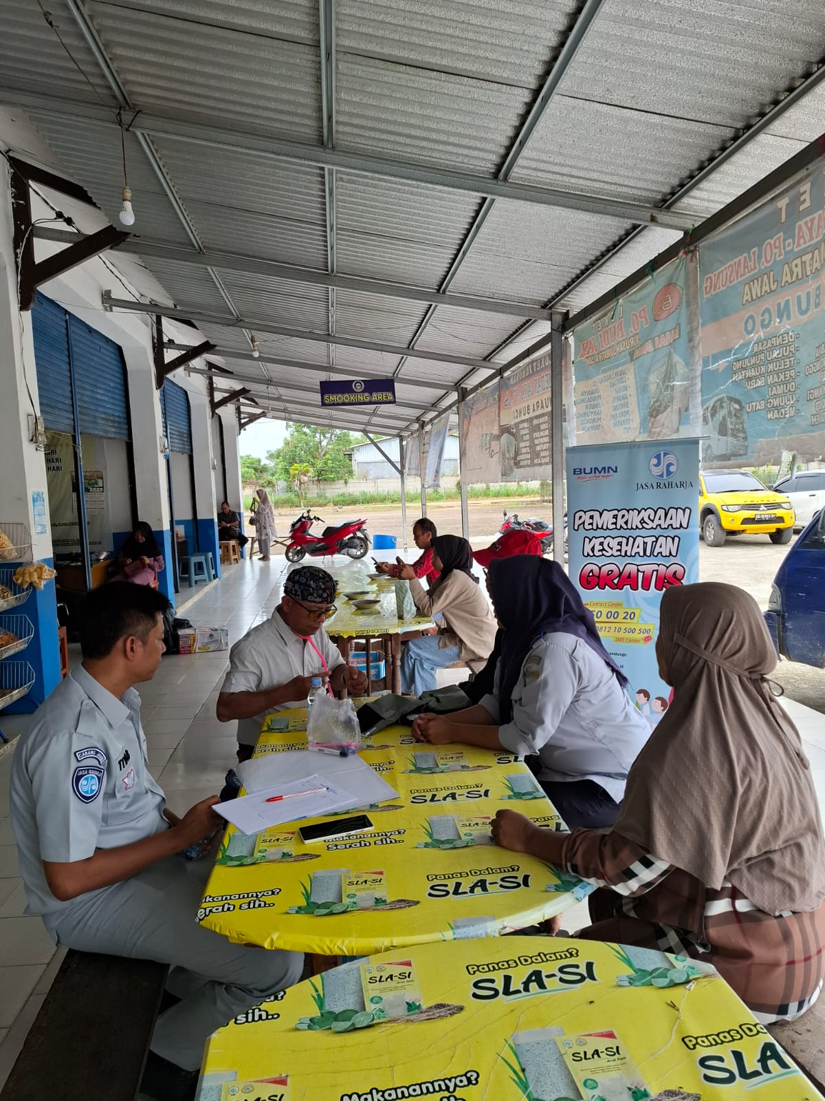 Jasa Raharja Muara Bungo Gelar Pemeriksaan Kesehatan Gratis