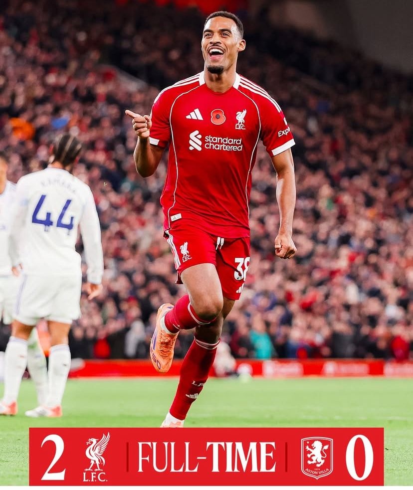 Liverpool Sikat Aston Villa 2-0, Slot: Liverpool Sedikit Beruntung