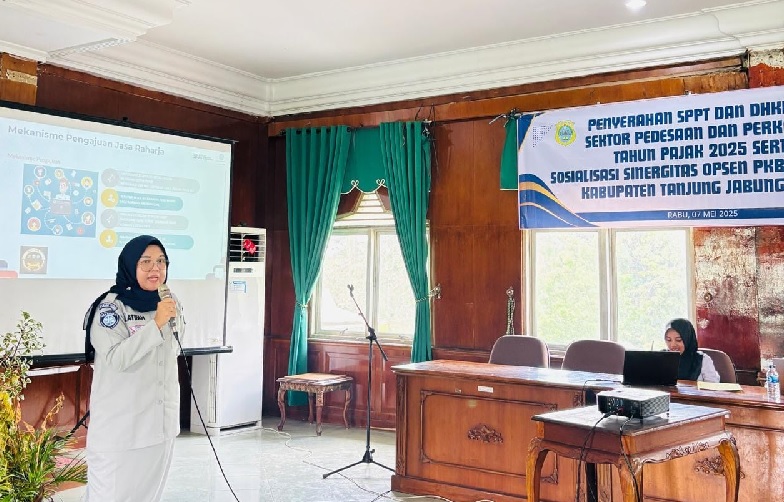 Jasa Raharja Hadir di Tanjab Timur, Perkuat Sinergi Sosialisasi Opsen PKB dan BBNKB