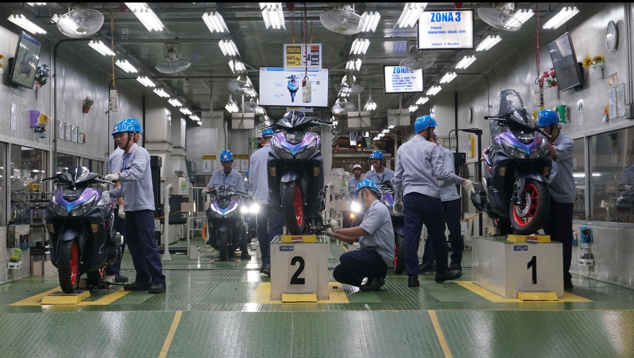 Jambi Ekspres Melihat Langsung Proses Produksi Motor Yamaha di Global Factory YIMM Karawang