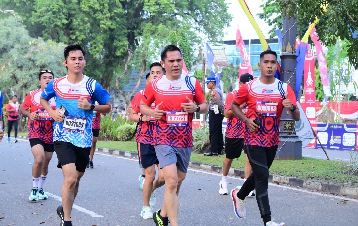 Memeriahkan Peringatan HUT RI ke-80, Kapolda Jambi Buka Ajang Presisi Merdeka Run 2025