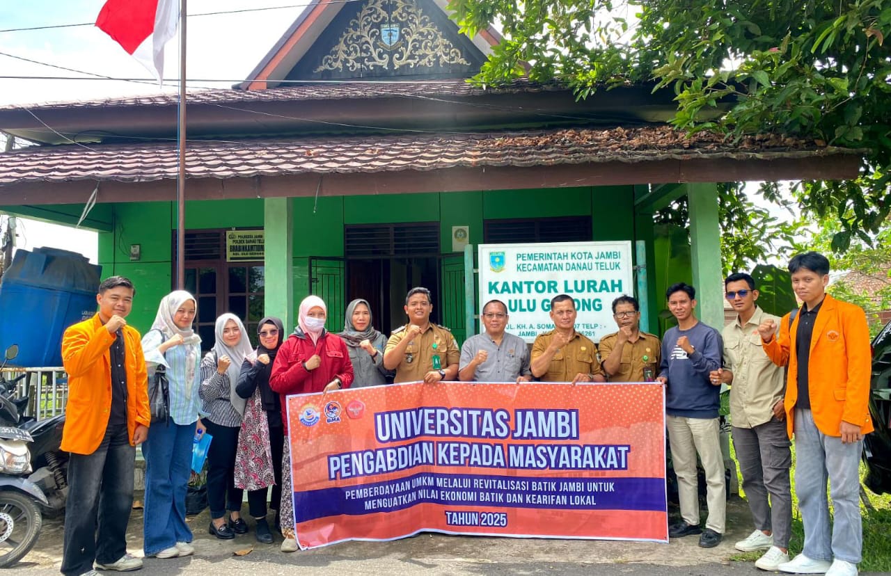 Dampingi Pengrajin Batik Ulu Gedong, Tim Unja Kuatkan Teknologi Produksi dan Strategi Pemasaran Digital