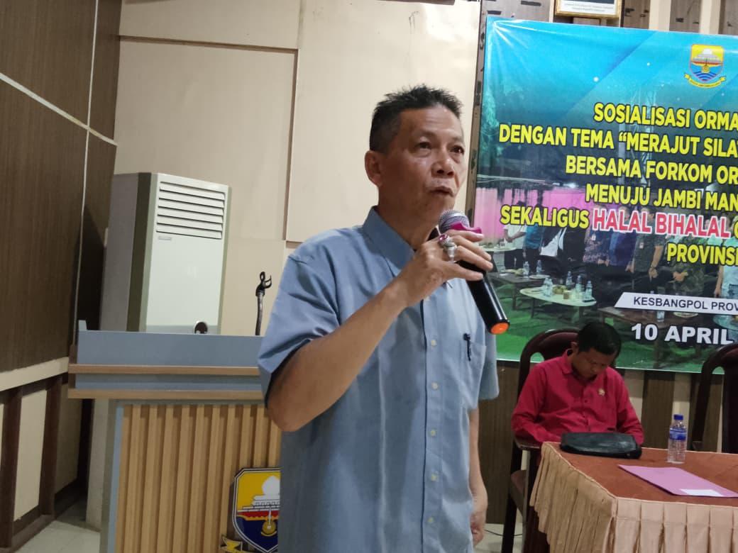 Badan Kesbangpol - Forkom Ormas Perkuat Silahturahmi dan Transparansi Menuju Jambi Mantap 2026