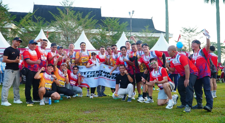 SKK Migas PetroChina Turut Meriahkan Presisi Merdeka Run Jambi 2025