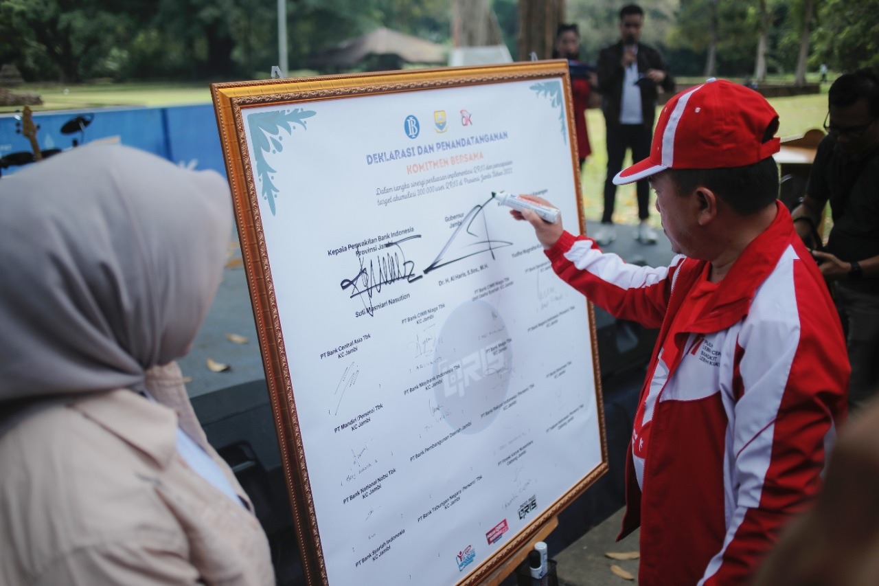 BI Sukseskan Gerakan PQN dan GNPIP di Candi Muaro Jambi