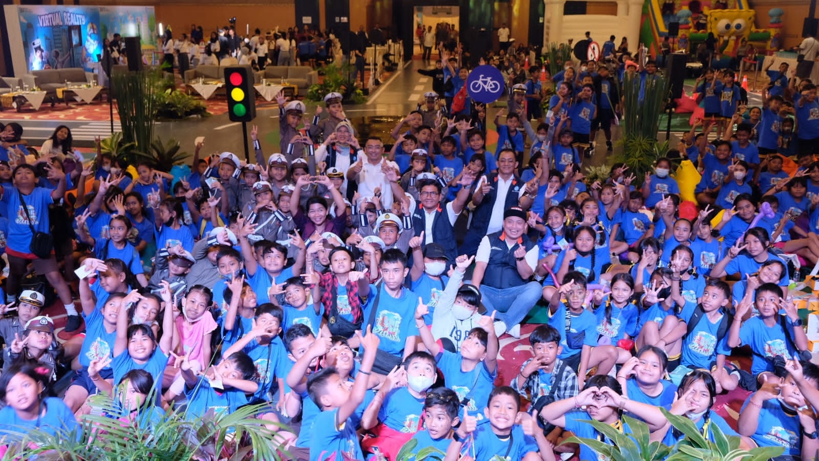 Jasa Raharja bersama Road Safety Ranger Kids Chapter Denpasar Memperingati Hari Anak Nasional