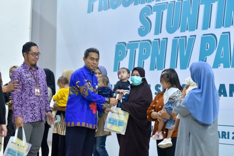 PTPN IV PalmCo Bersinergi Turunkan Stunting di Paser Lewat Program Intervensi Gizi Terpadu