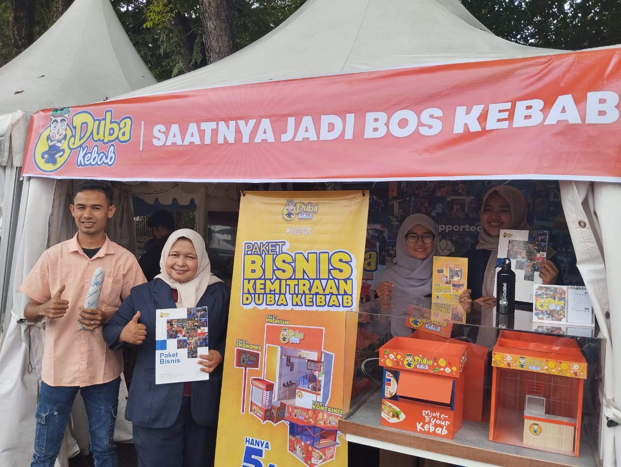 Hadir di Jambi Mantap Expo, Duba Kebab Tawarkan Peluang Kemitraan Menguntungkan 