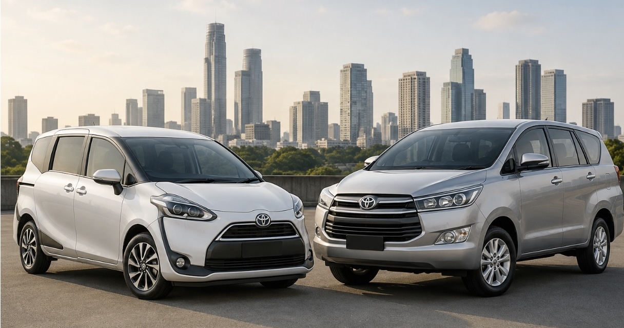 Toyota Sienta Bekas vs Kijang Innova Bekas: Mana Pilihan Mobil Keluarga Terbaik untuk Perkotaan?