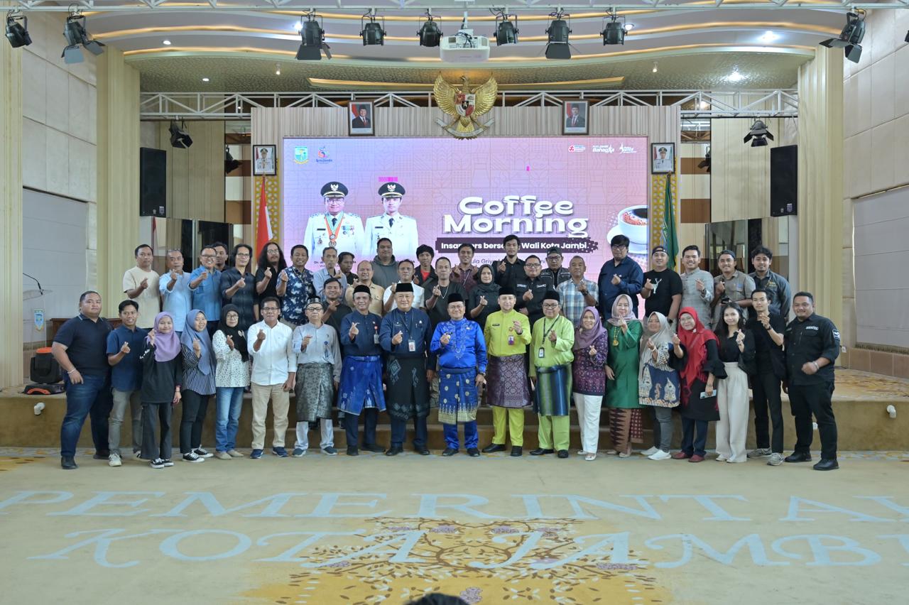 Wali Kota Undang Wartawan Sarapan Dirumah Dinas, Paparkan Program Kota Jambi Bahagia