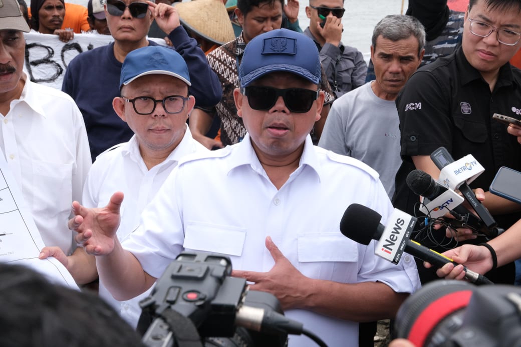 Tinjau Lokasi Terindikasi Manipulasi Data Kawasan Pagar Laut Bekasi, Menteri Nusron Akan Tindak Tegas Pelaku