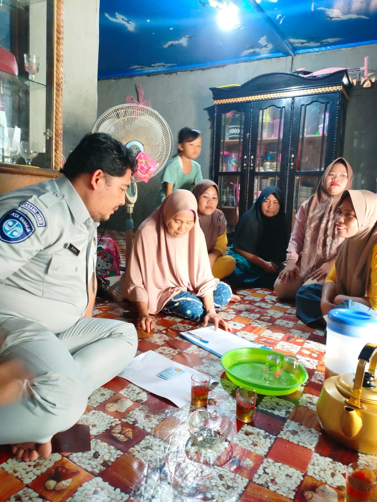 Jasa Raharja Jemput Bola ke Rumah Ahli WAris Sampaikan Hak Santunan Pejalan Kaki Tertabrak Truk di Mersam