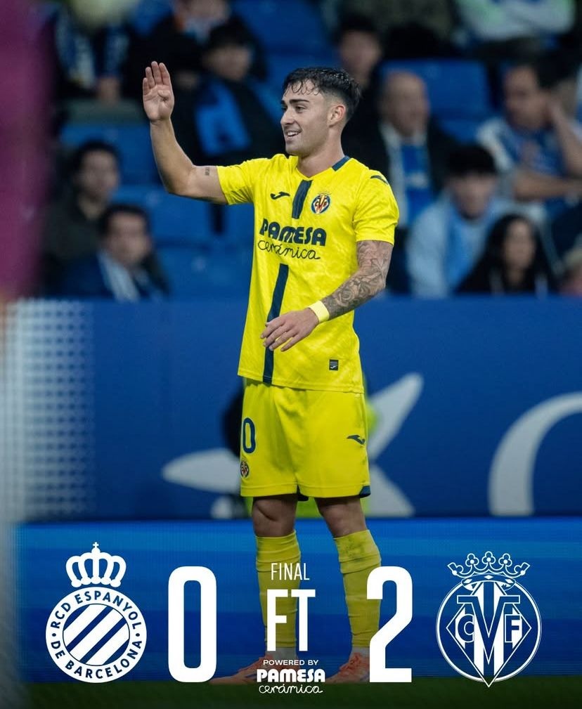  Sikat Espanyol 2-0, Villarreal Tempel Ketat Real Madrid di Papan Klasemen