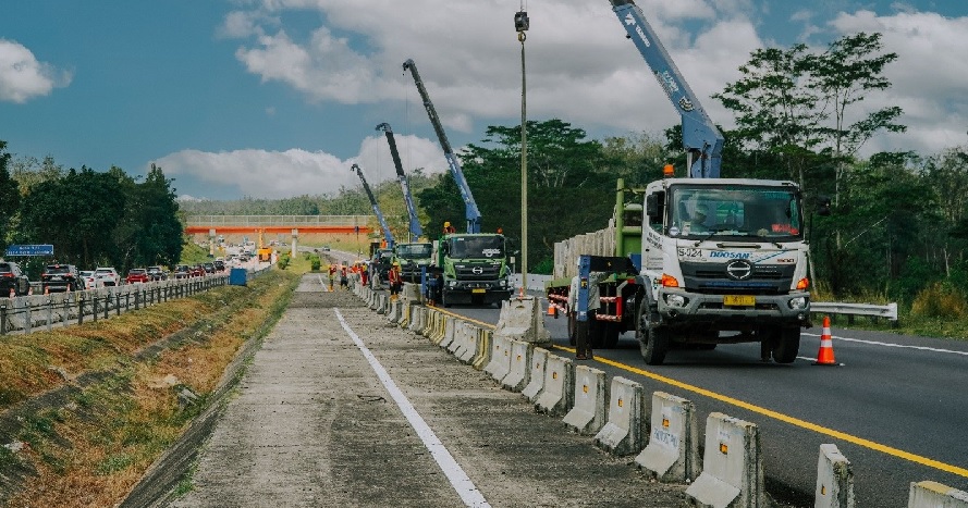 Dikerjakan Selama 7 Bulan, Tol Cipali Lakukan Penambahan Lajur ke-3 di KM 87 - KM 110