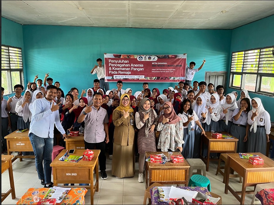 Dosen dan Mahasiswa UNAJA Komitmen Bantu Cegah dan Tangani Anemia pada remaja di Kabupaten Muaro Jambi