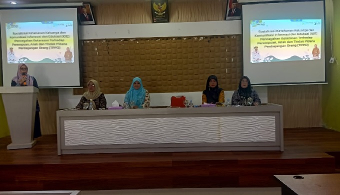 Dinas PMPPA Kota Jambi Gelar Sosialisasi Ketahanan Keluarga Dan KIE Pencegahan Kekerasan Perempuan, Anak, TPPO