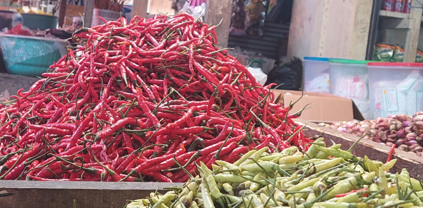 Ramadan, Harga Cabe Rawit di Pasar Tanjung Bungur Tebo Capai 50 Ribu Per Kilo