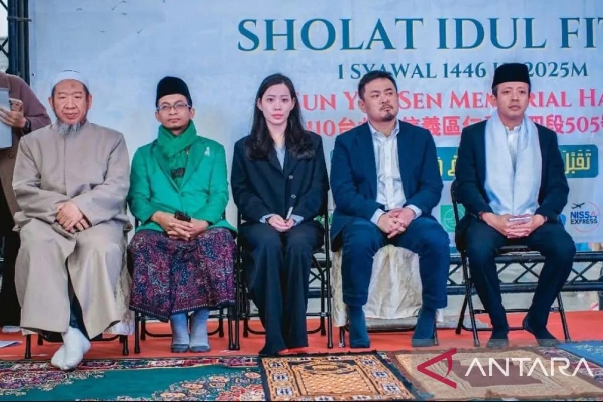 Muslim Padati Bangunan Ikonik Taipei untuk Shalat Idul Fitri