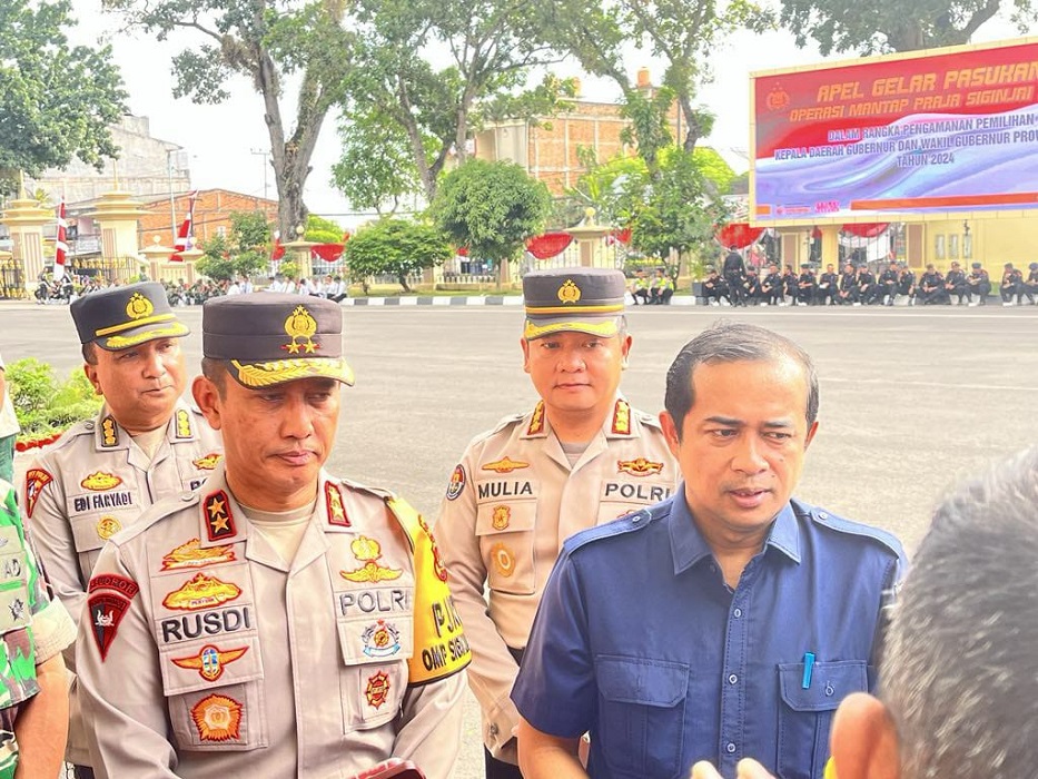 Polda Jambi Kerahkan Sebanyak 5.400 Personel Untuk Pengamanan Pilkada Serentak Tahun 2024