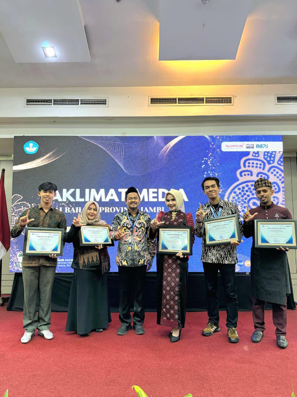 BIPA UNJA Borong Tiga Penghargaan dari Balai Bahasa Provinsi Jambi