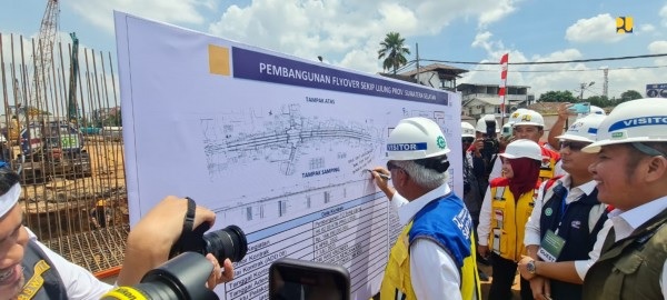  Flyover Sekip Ujung di Palembang Ditargetkan Kelar Februari 2024