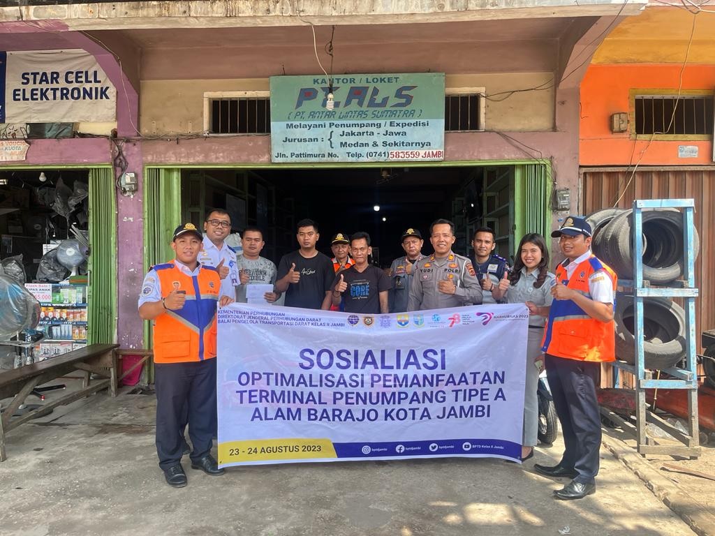 Jasa Raharja Jambi Door To Door Perusahaan Otobus untuk Masuk Terminal Alam Barajo