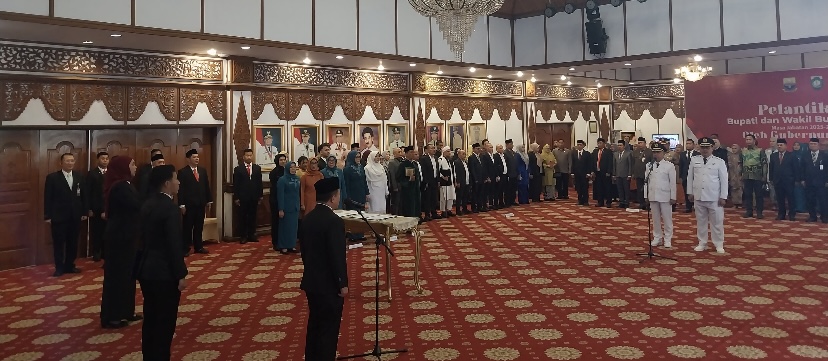 BREAKING NEWS ! Bupati - Wabup Bungo Dedy-Dayat Dilantik Gubernur Jambi Al Haris, Resmi Pimpin Bungo 