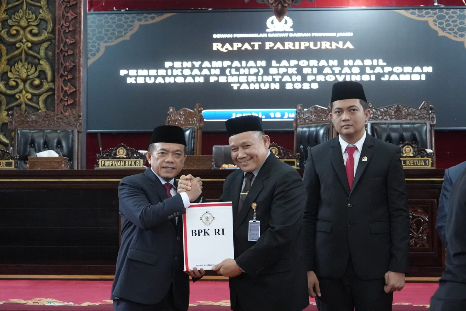 Pemprov Jambi Kembali Raih Opini WTP ke-14