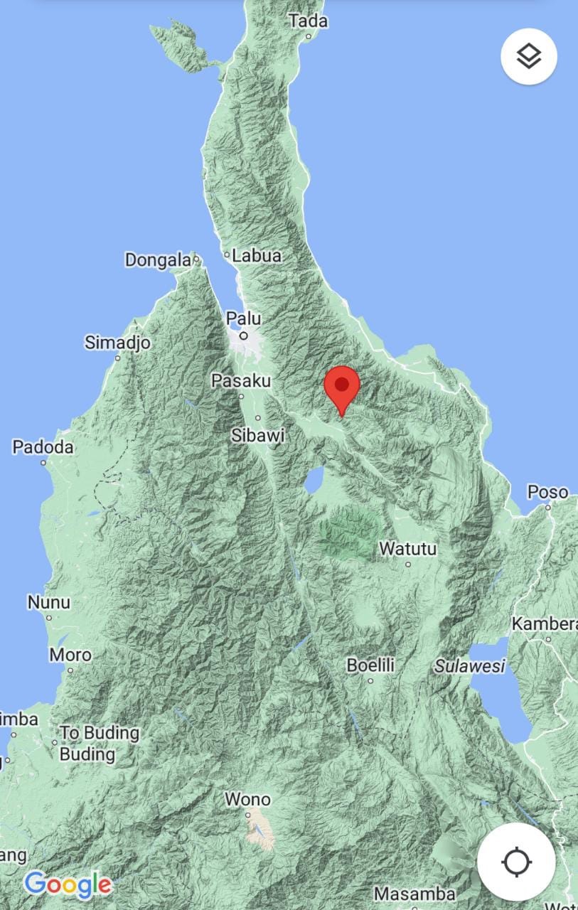 Guncangan Gempa 5,3 SR di Palu Tidak Berpotensi Tsunami dan Likuefaksi