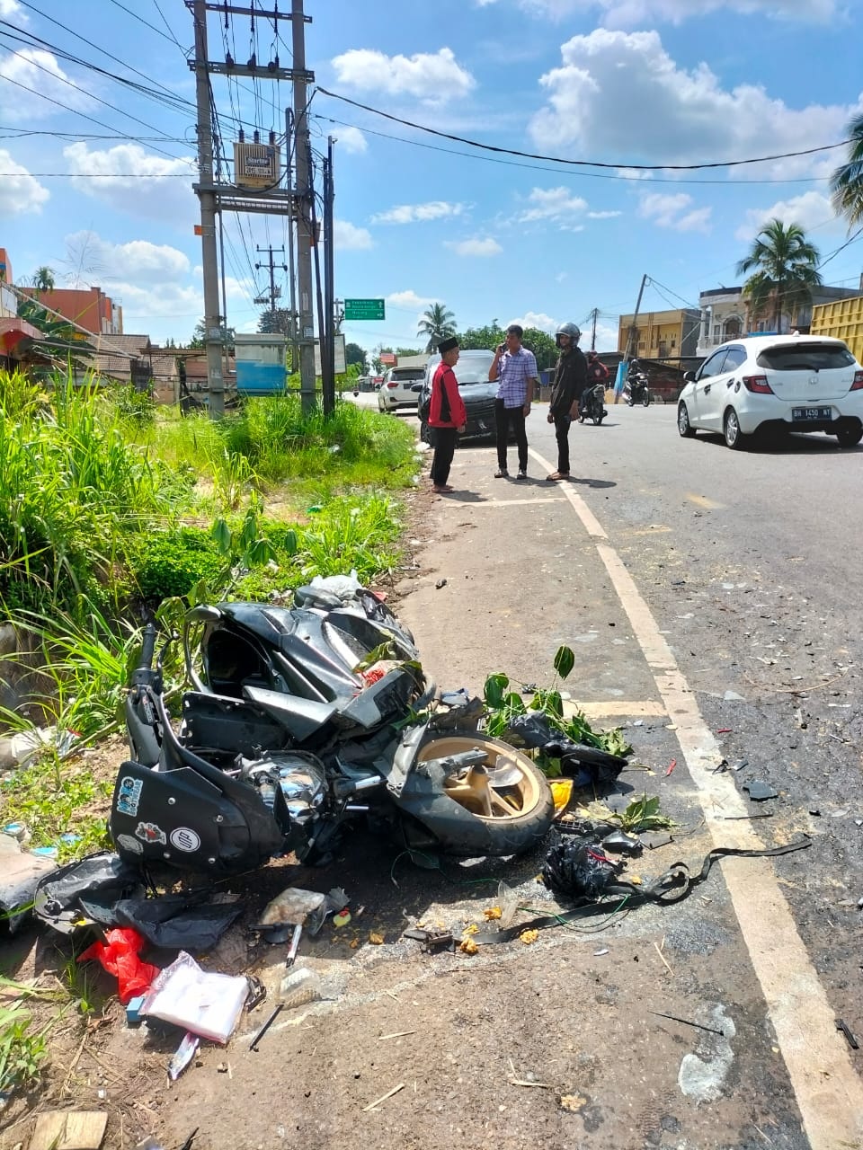 Lakalantas di Jalan Lingkar Barat II, Satu Orang Alami Luka-luka