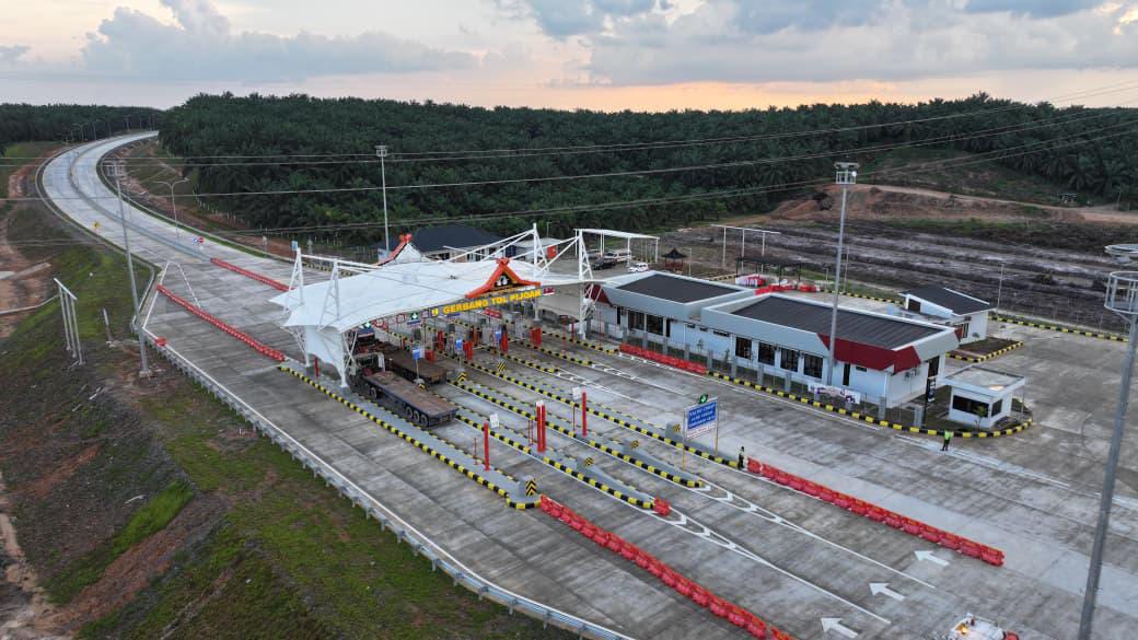 Sepekan Tol Tempino - Ness Beroperasi Tanpa Tarif : 51.947 Kendaraan Melintas 