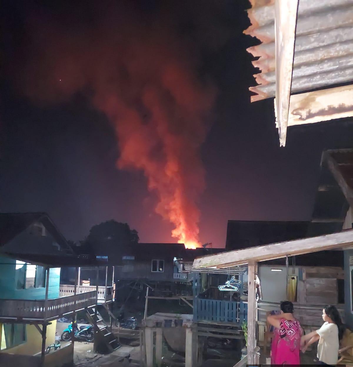 7 Unit Rumah di Kawasan Legok Hangus Terbakar, Api Padam Setelah Lebih dari 3 Jam