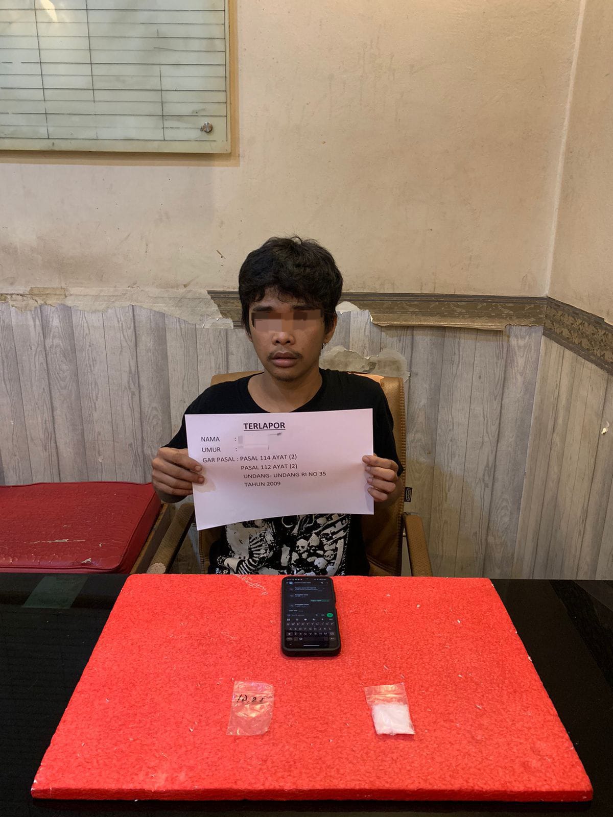 Belum Lunas Beli Sabu, Pemuda Ini Sudah Diciduk Polisi