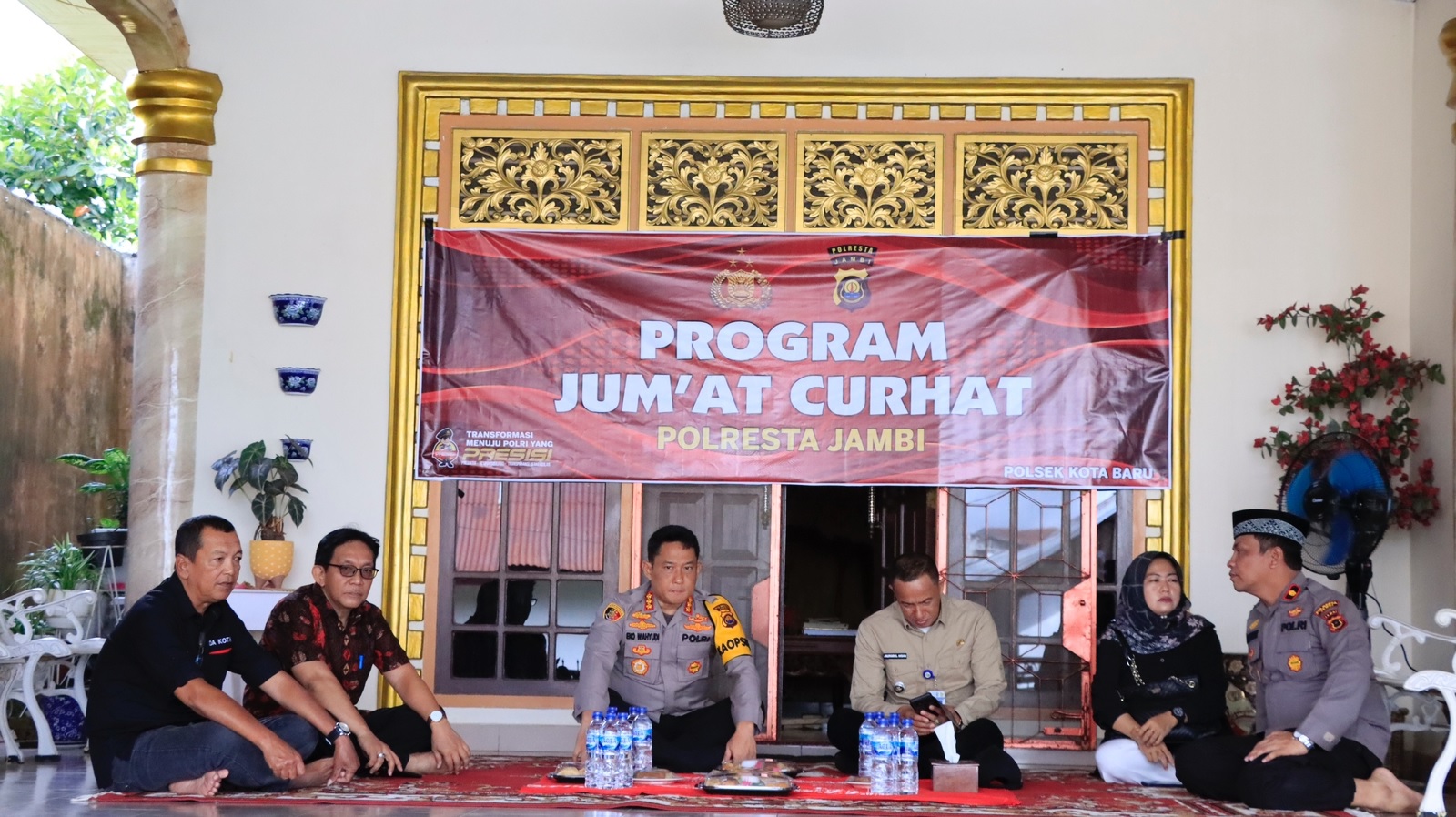 Jumat Curhat, Polresta Jambi Serap Aspirasi,  Harapan dan Kritikan sebagai Bentuk Keterbukaan