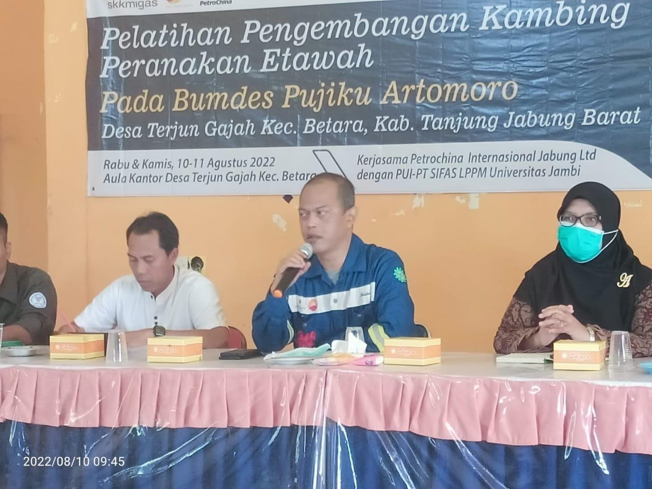 Majukan Bumdes, SKK Migas PetroChina Fasilitasi Pelatihan Kembangkan Kambing Peranakan Etawa