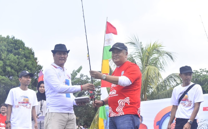 Keseruan Mancing Mania Pemkot Jambi, Sekda A Ridwan Raih Juara Pertama