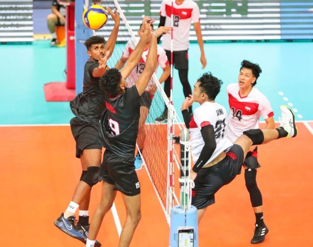 AVC Challenge Cup 2023, Timnas Voli Putra Indonesia Tekuk Sri Lanka 3-1 