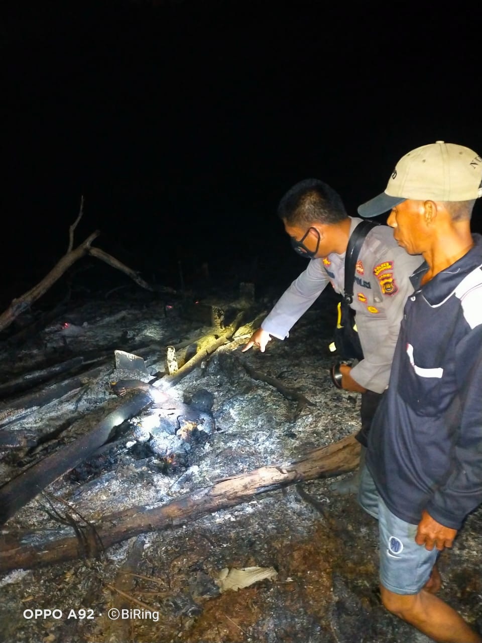 Tragis, Bakar Kebun Asnawi Warga Mersam Ikut Terbakar Hingga Meninggal Dunia 