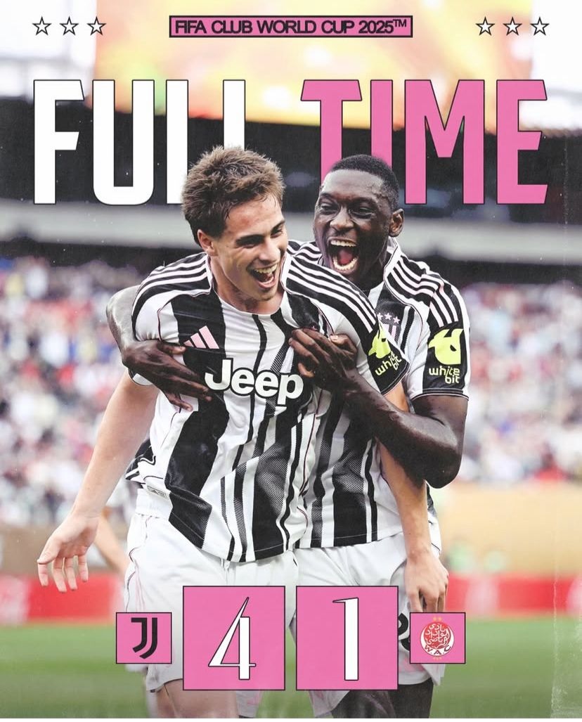  Hempaskan Wydad AC 4-1, Juventus Melangkah Mulus ke Babak 16 Besar