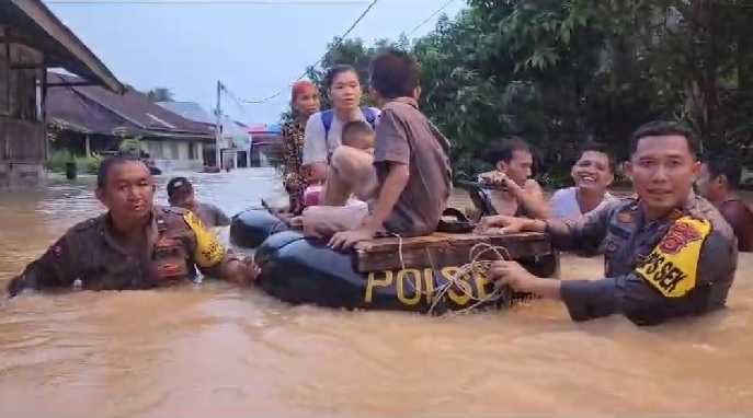 Makin Meluas, 16 Kecamatan di Bungo Terendam Banjir