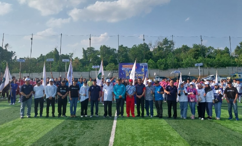 Dibuka Wagub Sani, Liga Pamong Mini Soccer IKAPTK Provinsi Jambi 2024 Diikuti 12 Tim