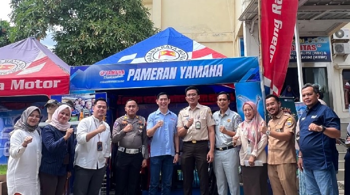 Jasa Raharja, Samsat Kota Jambi Gandeng Dealer Yamaha Kasih Service Gratis 
