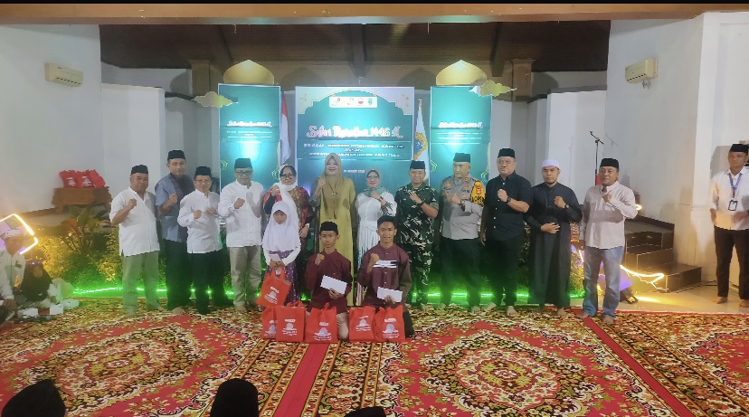 Buka Puasa Bersama Pemkab Tanjab Timur, SKK Migas PetroChina Santuni 50 Anak Yatim dan Dhuafa