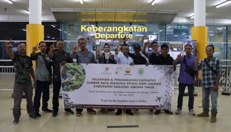 Konsen Terhadap Kopi Liberika di Tanjabtim, PetroChina Kirim 10 Petani ke Jember